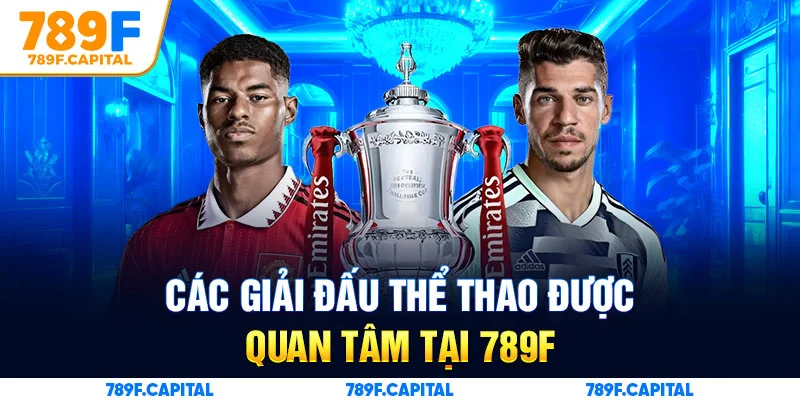 Hàng loạt giải đấu thể thao được quan tâm đều có tại 789F